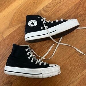 Converse Black and White High-Tops